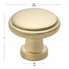 Gliderite Hardware 1-1/8 in. Champagne Gold Round Classic Cabinet Knob, 25PK 5096-CHPG-25